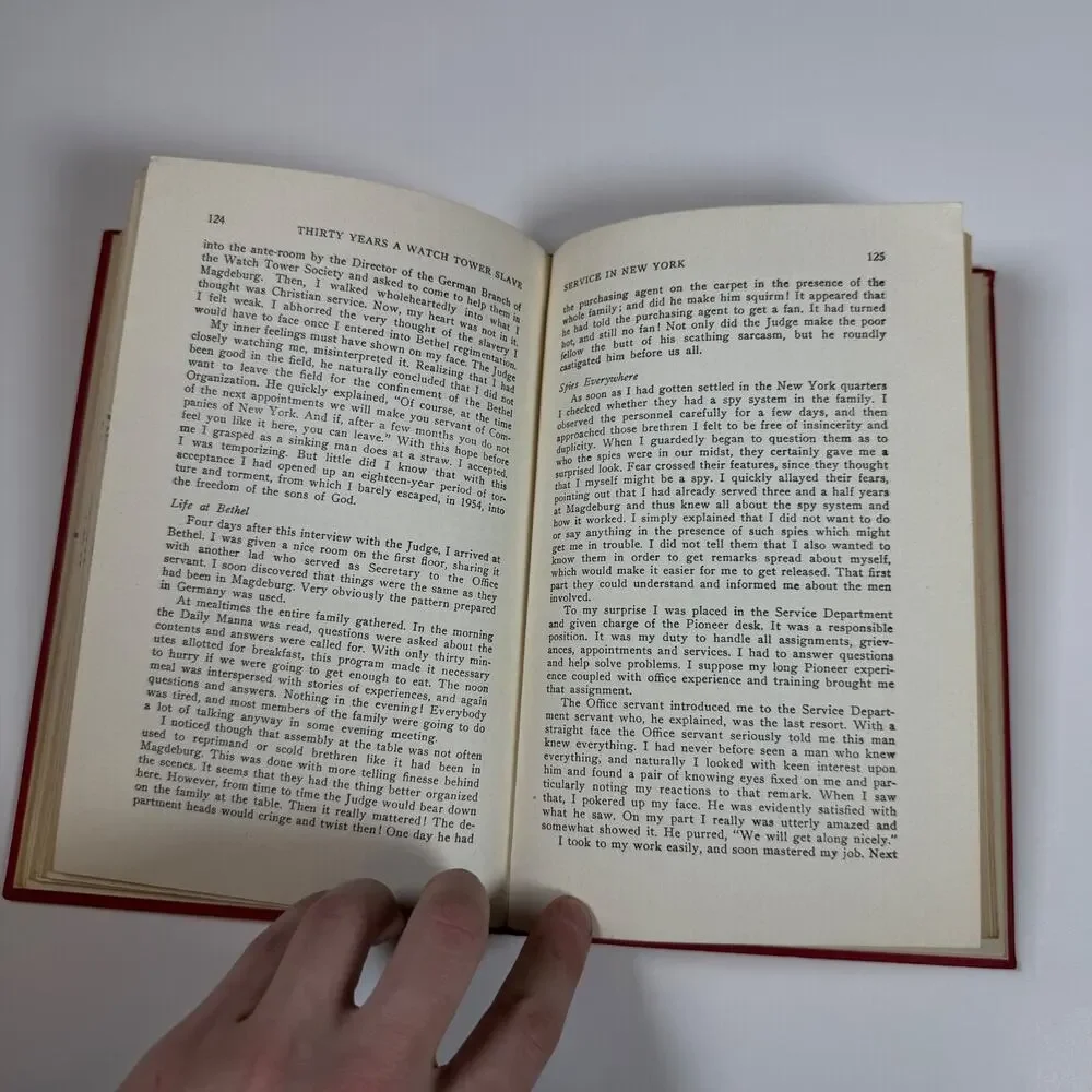 Thirty Years A Watch Tower Slave By W J Schnell 1958 vintage book